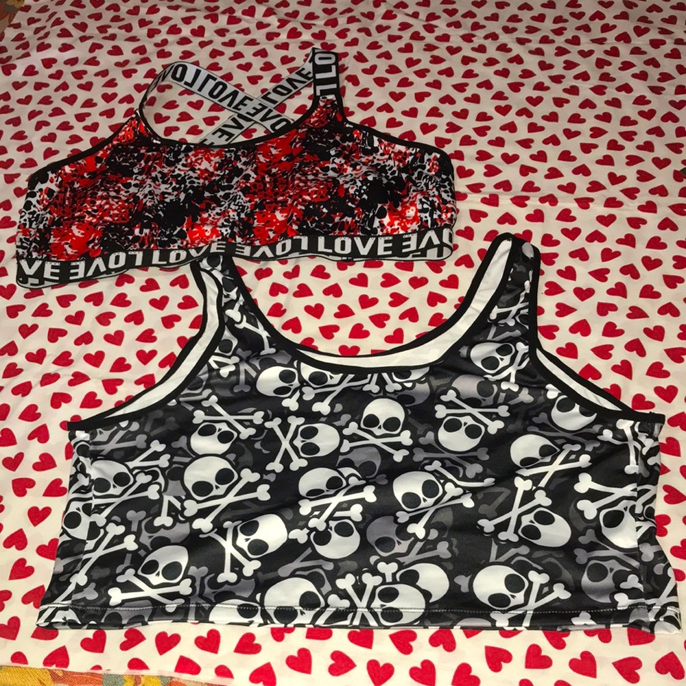 2 really cool plus size sports bras (3X)